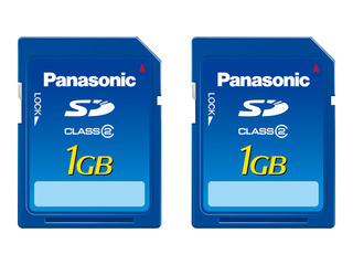 1GB　SDメモリーカード2枚パック RP-SDR01GL2P