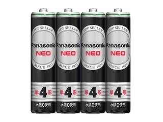 マンガン乾電池ネオ黒単４形４個パック R03NB/4S