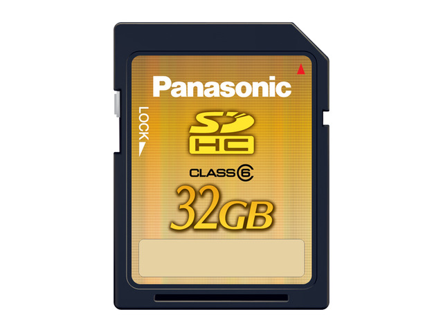 写真：32GB　SDHCメモリーカード RP-SDV32GL1K