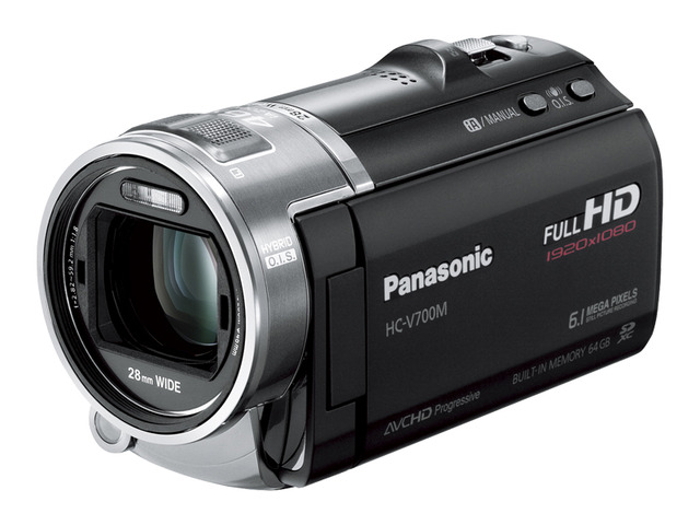 写真：デジタルハイビジョンビデオカメラ HC-V700M