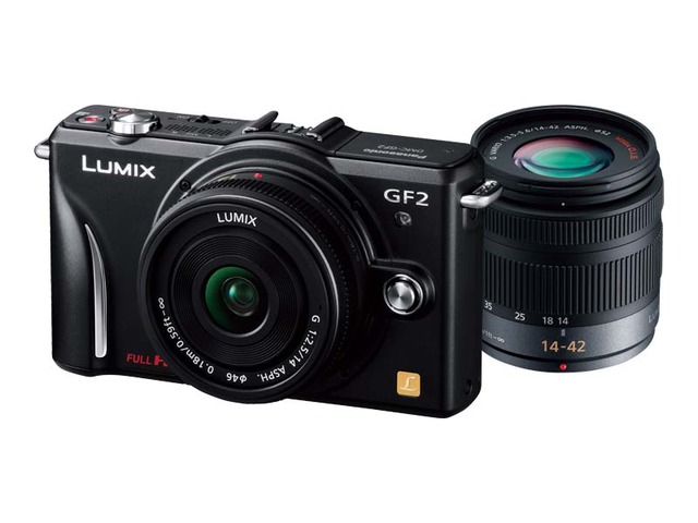 スタイリッシュシンプル Lumix DMC-GF2W デジタルカメラ Panasonic