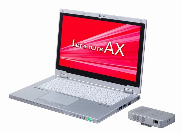 写真：ノートパソコン（Core i7、小型ビューアー付属モデル） CF-AX2TERBR