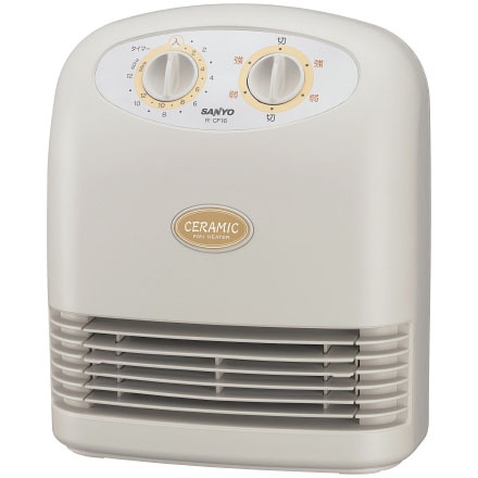 セラミックファンヒーター R-CF16(CL) 商品概要 | 電気暖房器（三洋