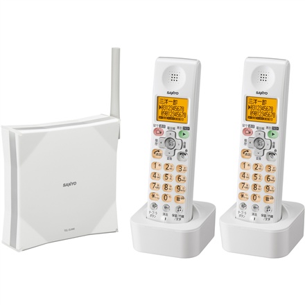 デジタルコードレス留守番電話機 TEL-DJW6(W) 商品概要 | ファクシミリ＆電話機（三洋） | Panasonic