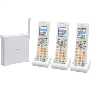 デジタルコードレス留守番電話機 TEL-LANT60(W)