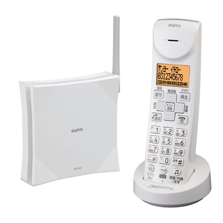 デジタルコードレス留守番電話機 TEL-DH3(W) 商品概要 | ファクシミリ 