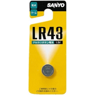 アルカリボタン電池 LR43-1BP