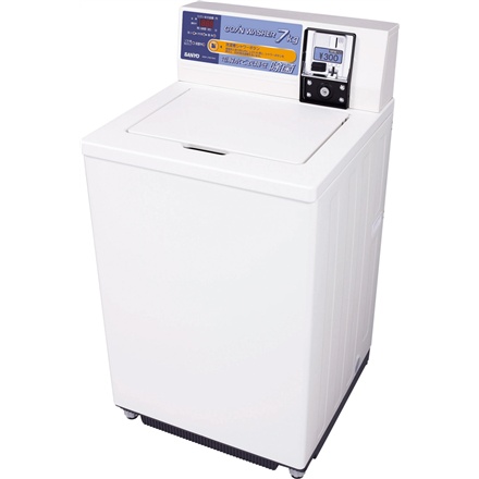 写真：コイン式全自動洗濯機 ASW-J70C(WA)