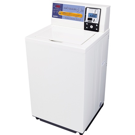 写真：コイン式全自動洗濯機 ASW-J45C(WA)