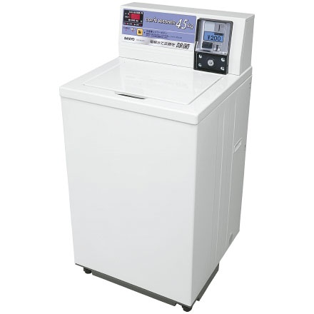 写真：コイン式全自動洗濯機 ASW-45CJ(W)