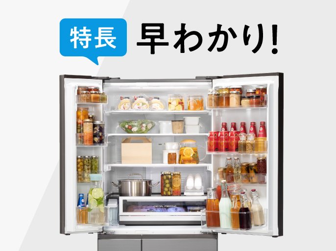 はやうま冷凍」搭載冷蔵庫 NR-F608WPX | 商品一覧 | 冷蔵庫 | Panasonic