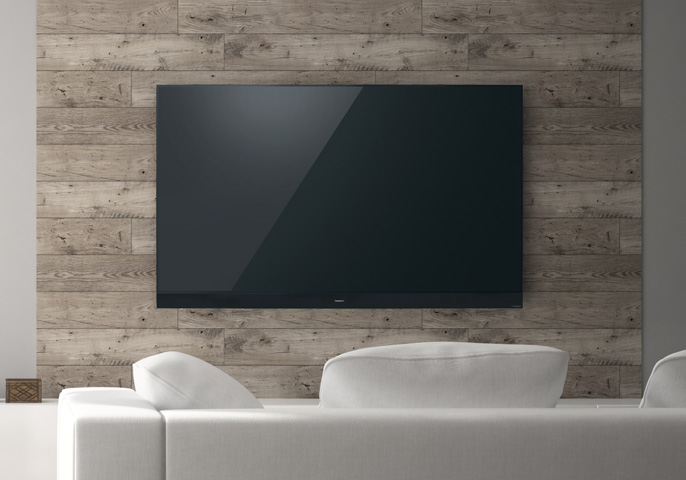テレビを壁掛けにして リビングをスマートに Digital Fun 4k液晶 有機elテレビ ビエラ Panasonic