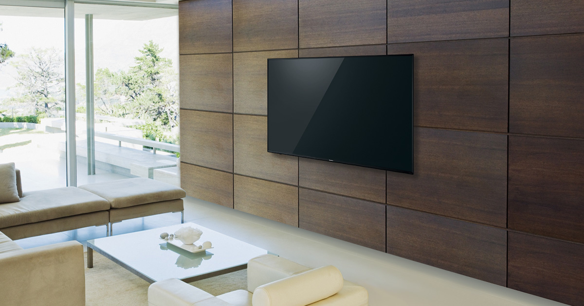 テレビを壁掛けにして、リビングをスマートに！ | Digital FUN! | 4K